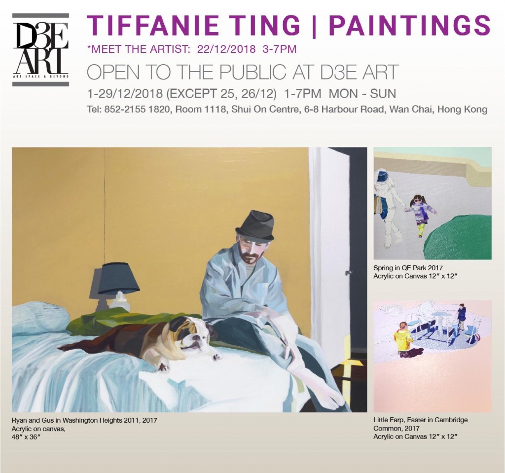 TIFFANIE TING│ PAINTINGS Show at D3E Art Space